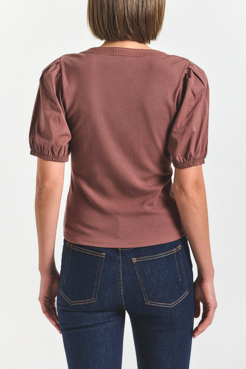 WILLA BALLOON SLEEVE SCOOP TOP 4