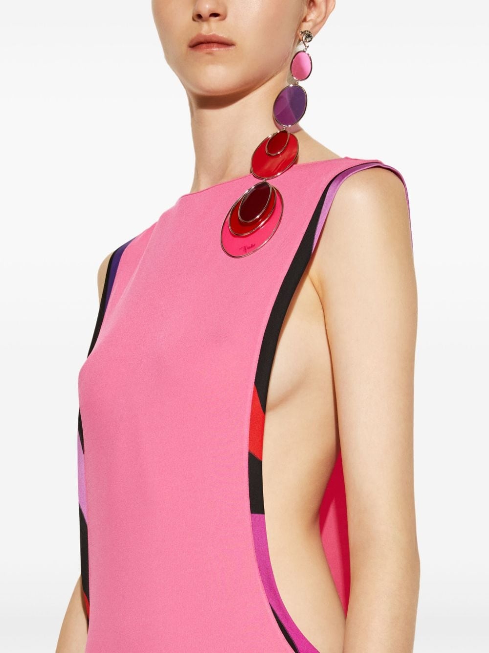 Marmo-print maxi dress - 5