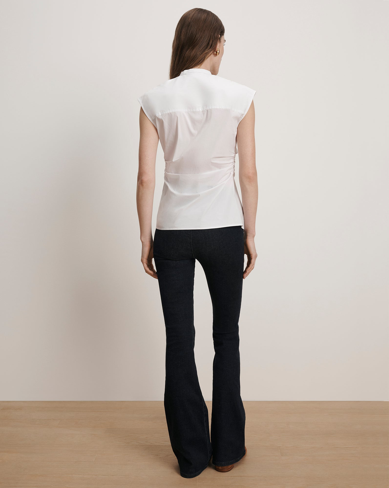 JOON TIE-NECK BUTTON-DOWN BLOUSE - 5