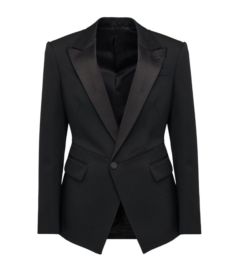 Twisted-Waist Tuxedo Jacket 1