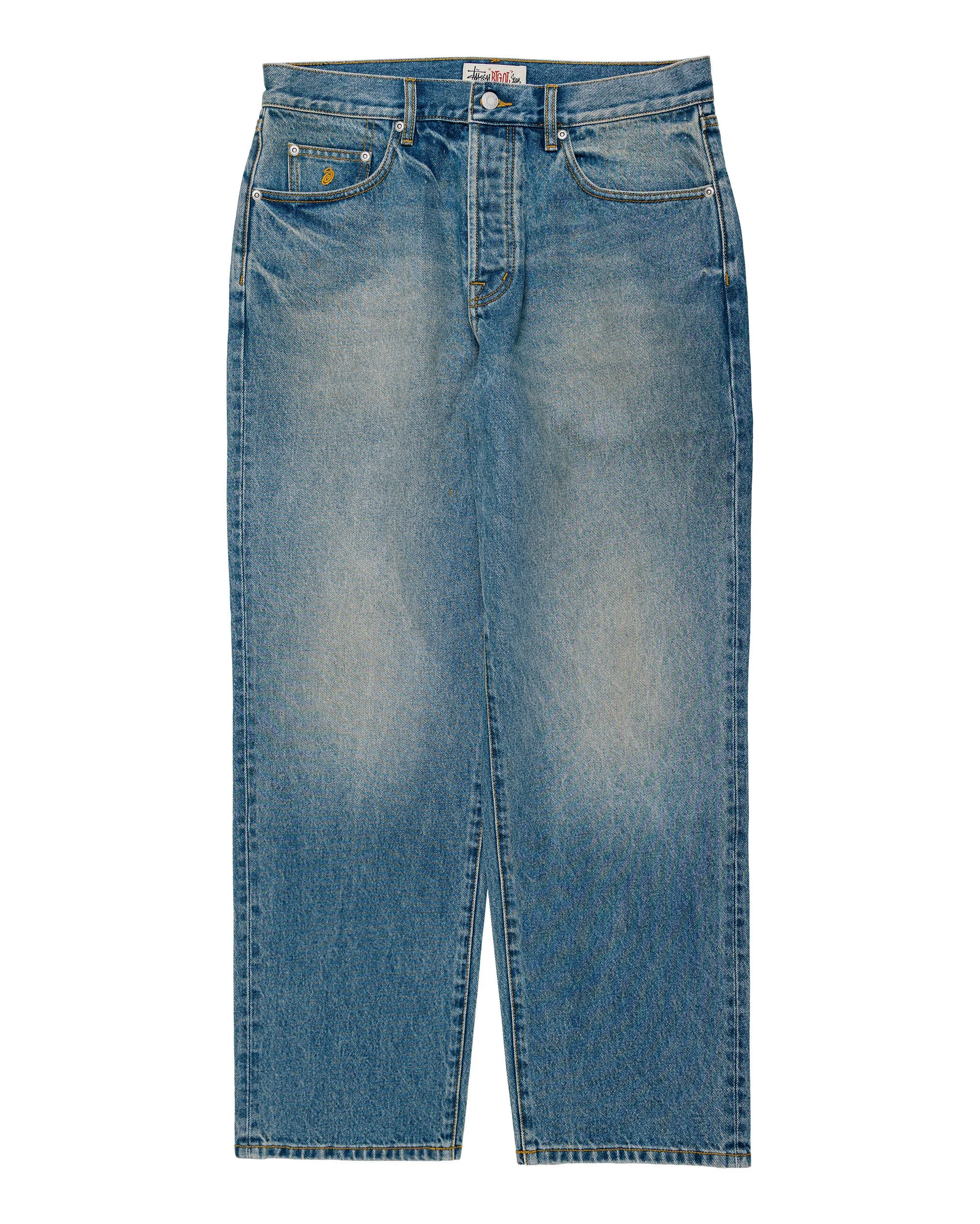Stüssy Big Ol' Jean Denim Dark Wash Indigo - 1
