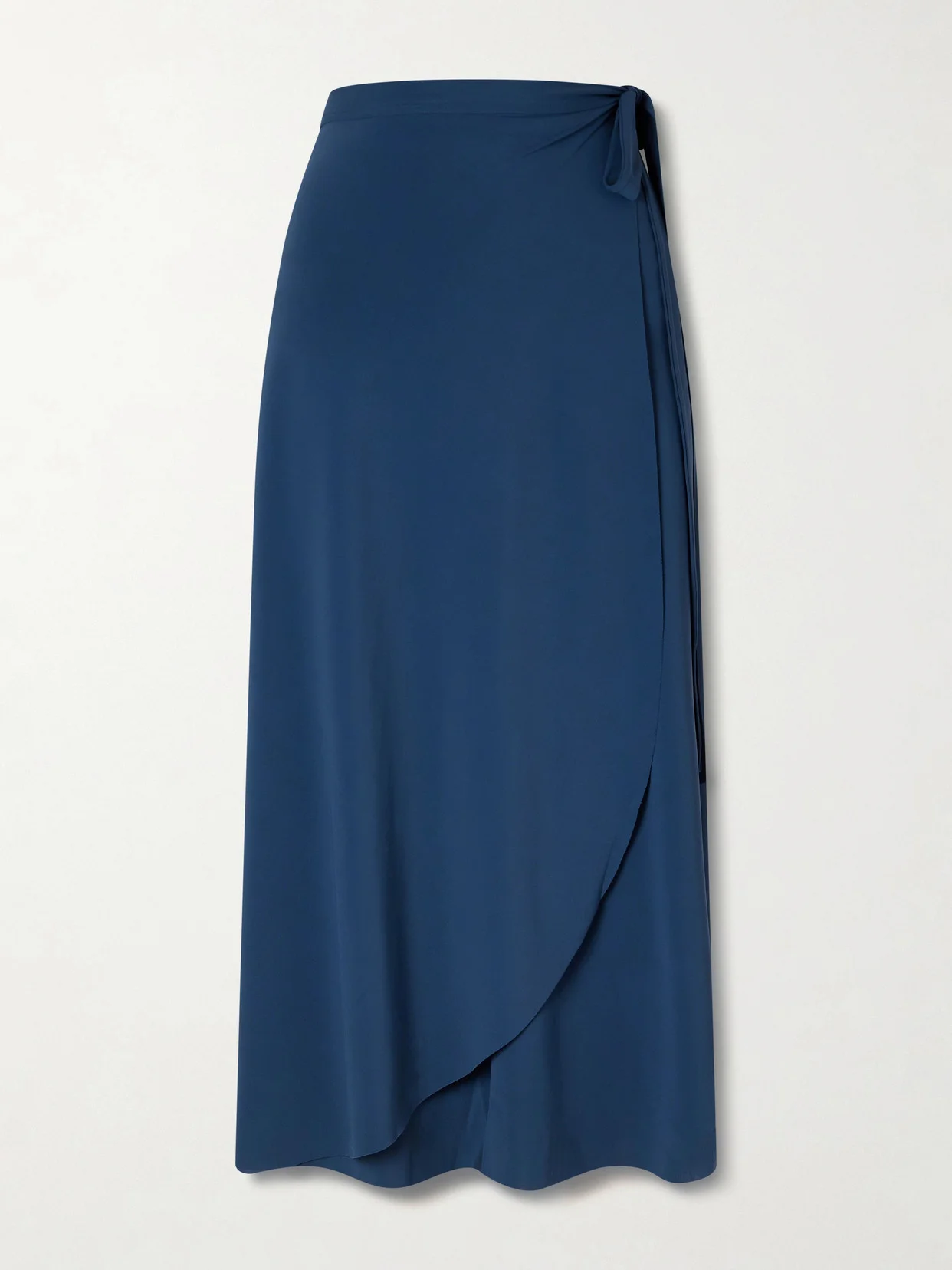 Julieta Stretch-jersey Wrap Midi Skirt - 1