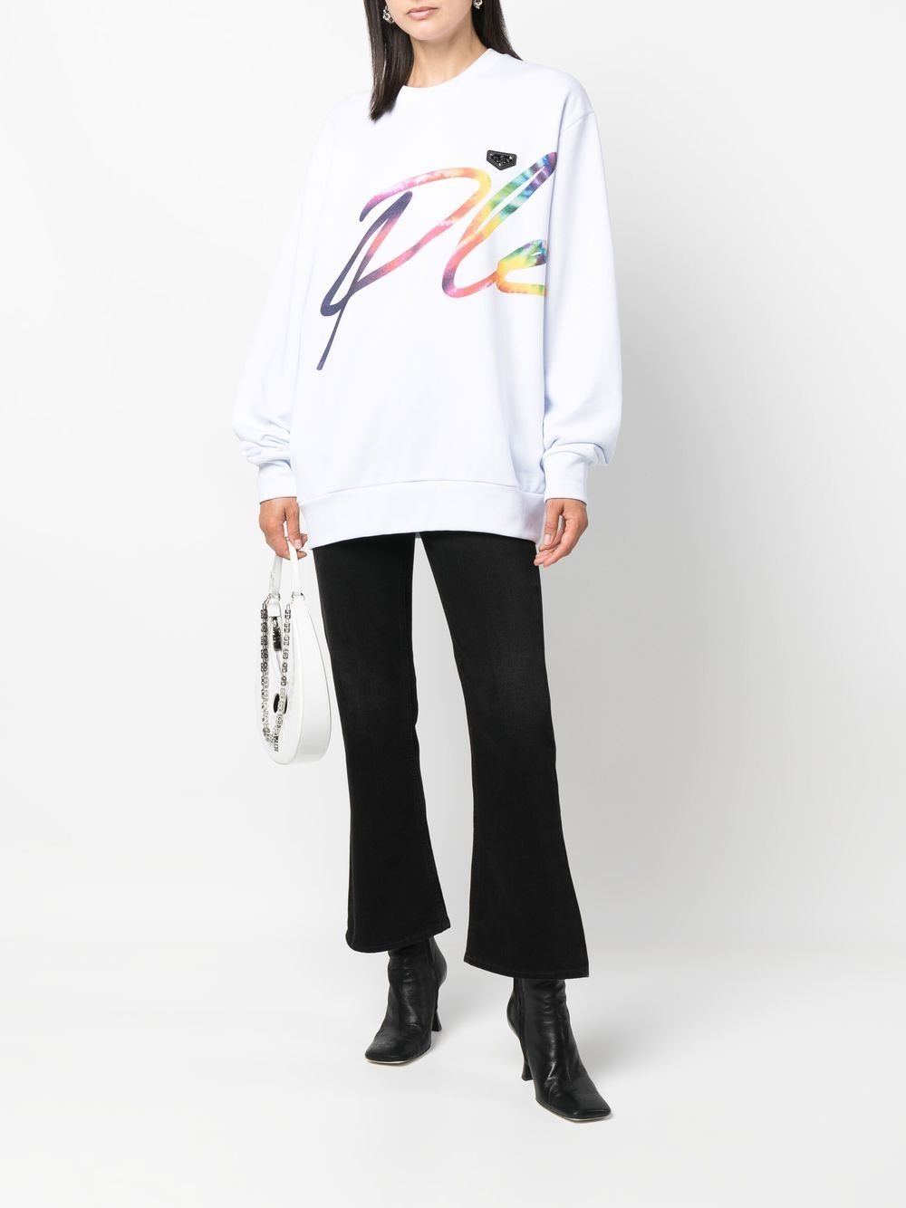 Signature logo-print sweatshirt - 2