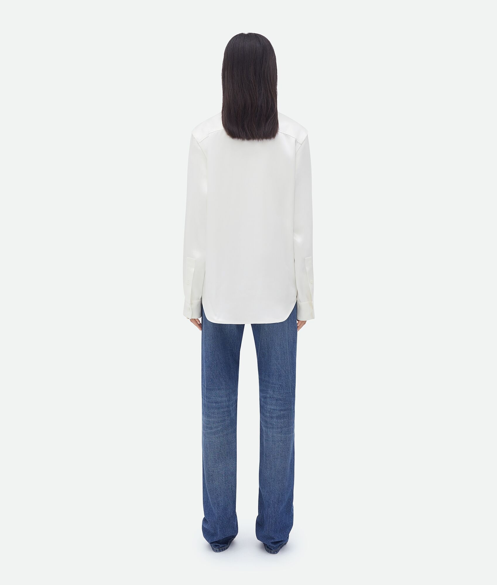 silk twill shirt - 3