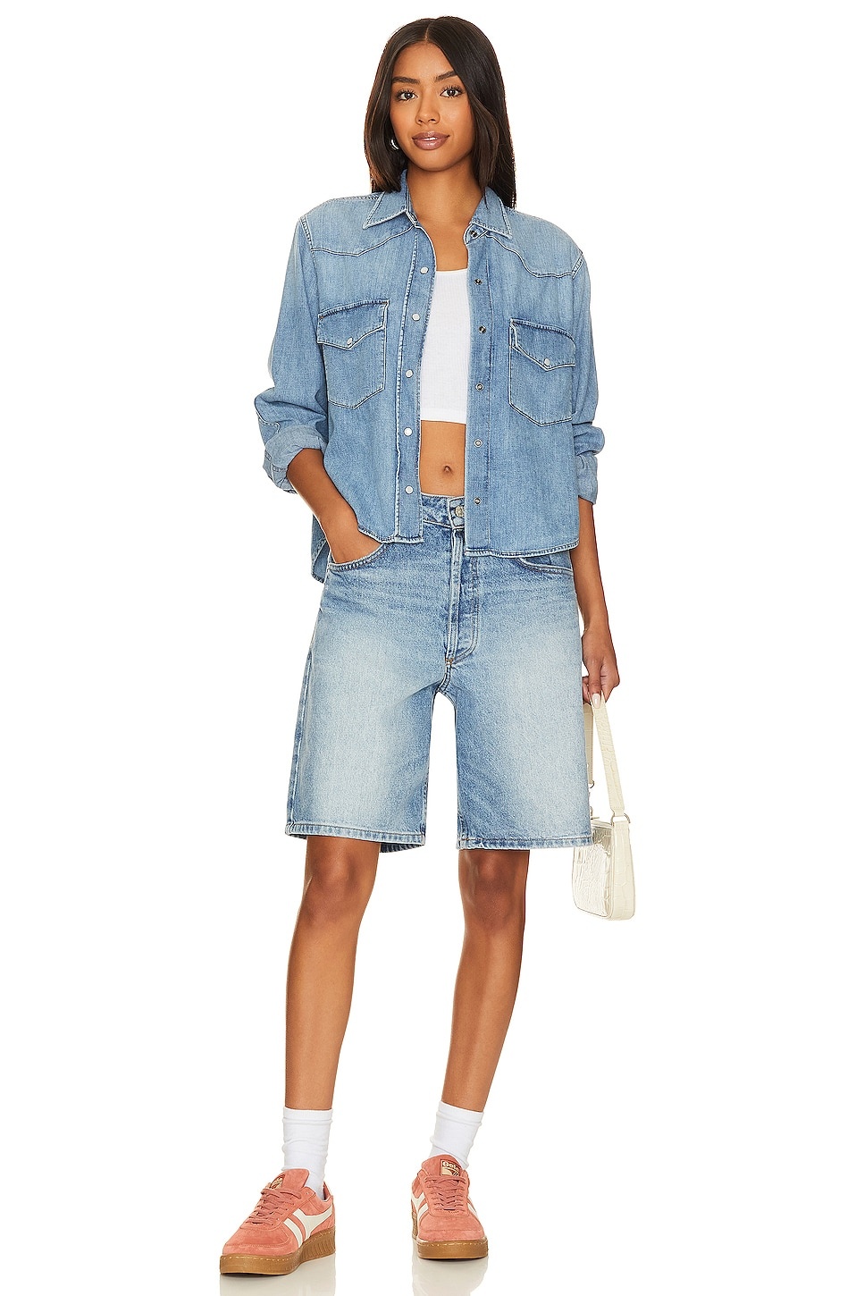 Cropped Western Shirt - 5