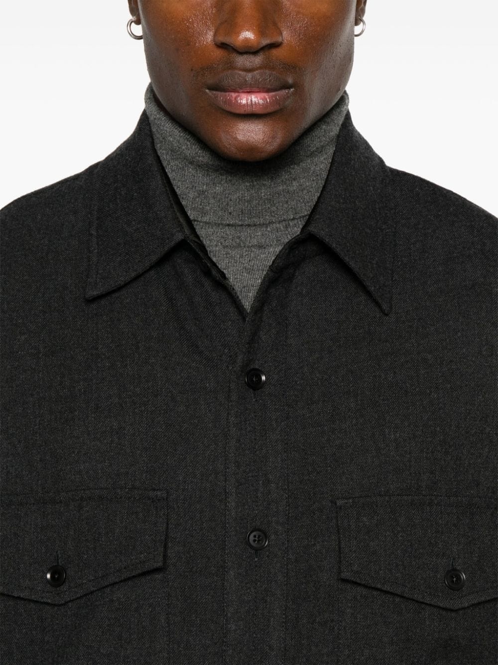 virgin-wool shirt - 5