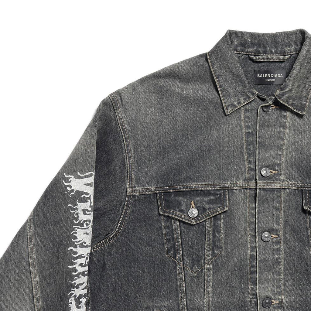 Balenciaga Diy Metal Large Fit Jacket 'Black' 773804TBP473721 - 7