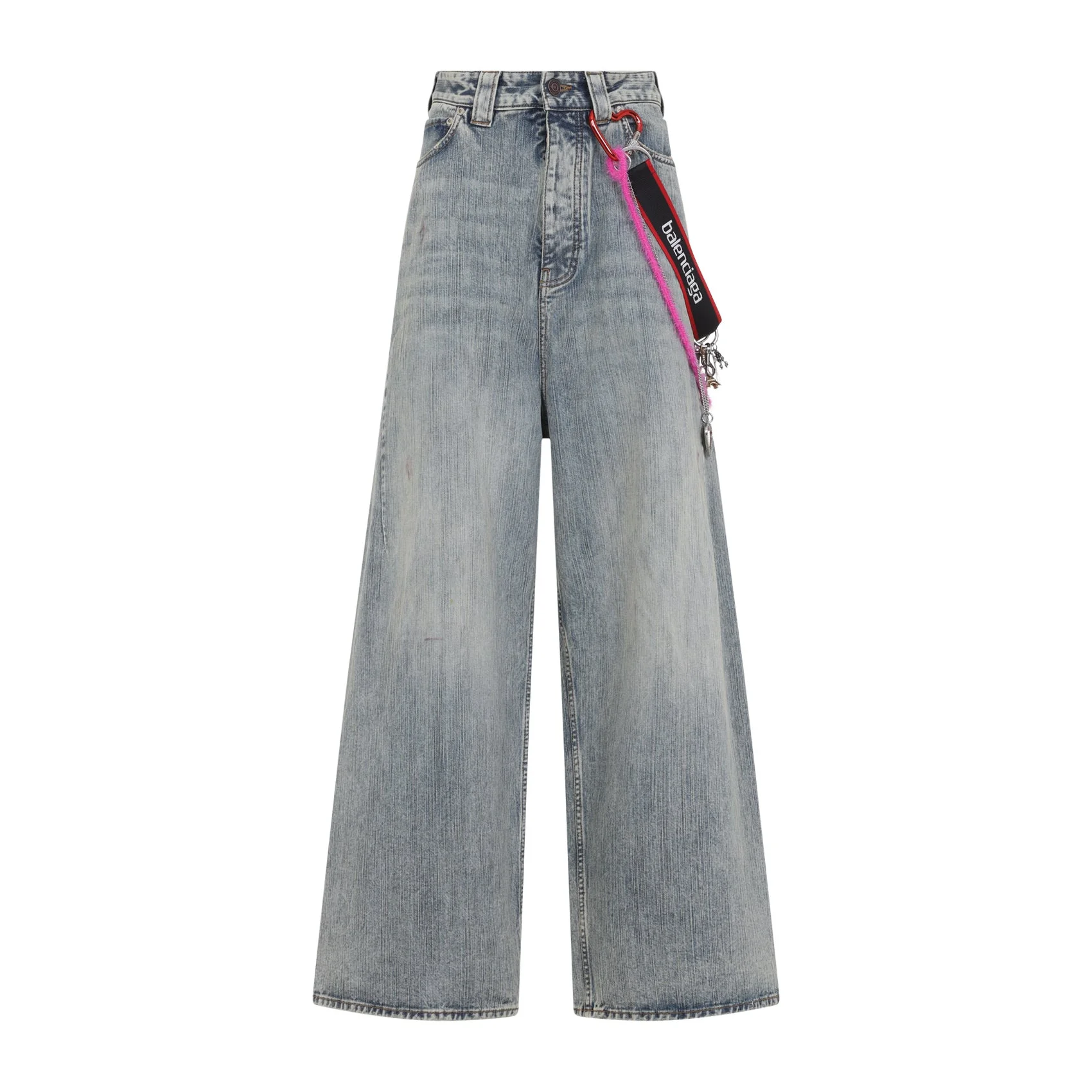 Balenciaga Charms Baggy Jeans Women - 1