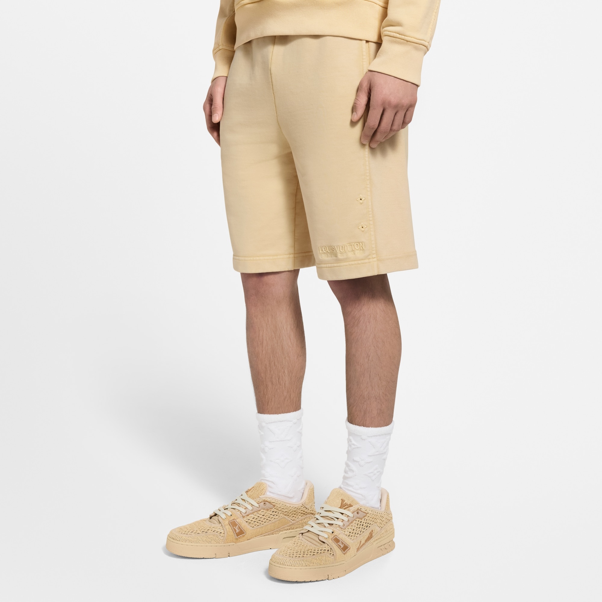 Washed Ribbed Shorts - 2