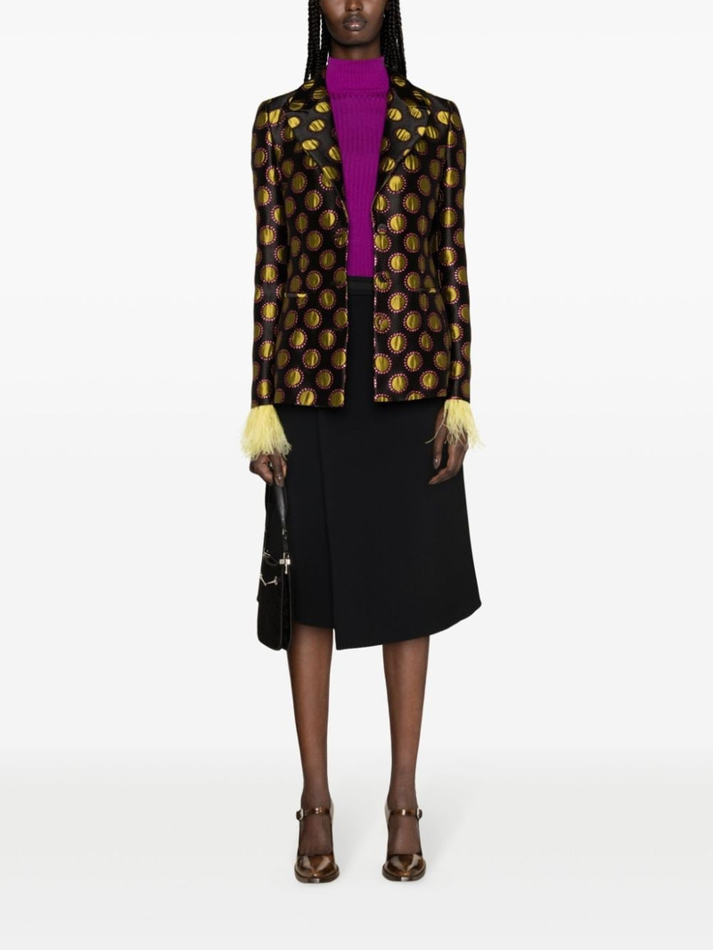 La DoubleJ 24/7 patterned-jacquard jacket outlook