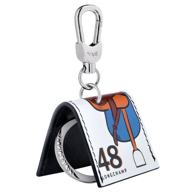 Longchamp Fall/Winter 2023 Collection Key rings Mahogany - Leather outlook
