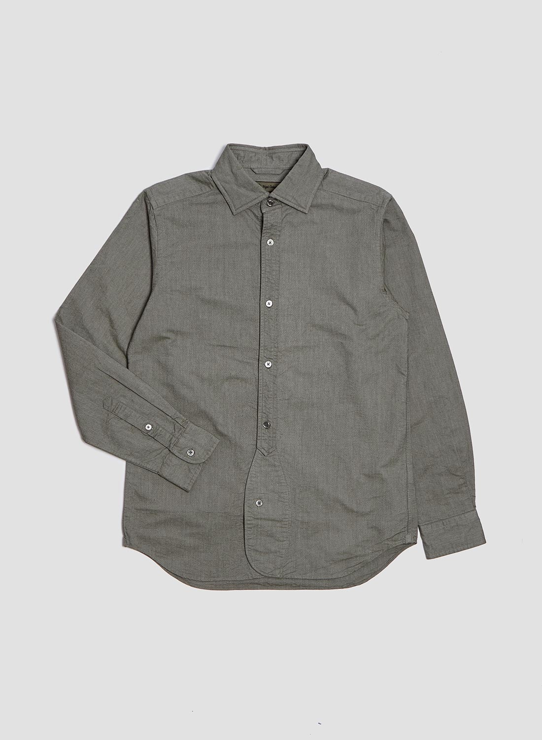British Officers Shirt in Dark Green - 1