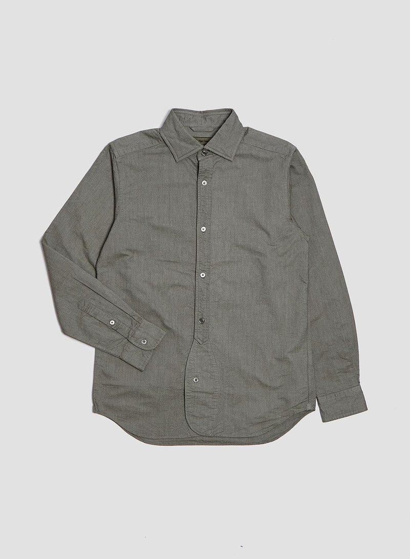 British Officers Shirt in Dark Green 1