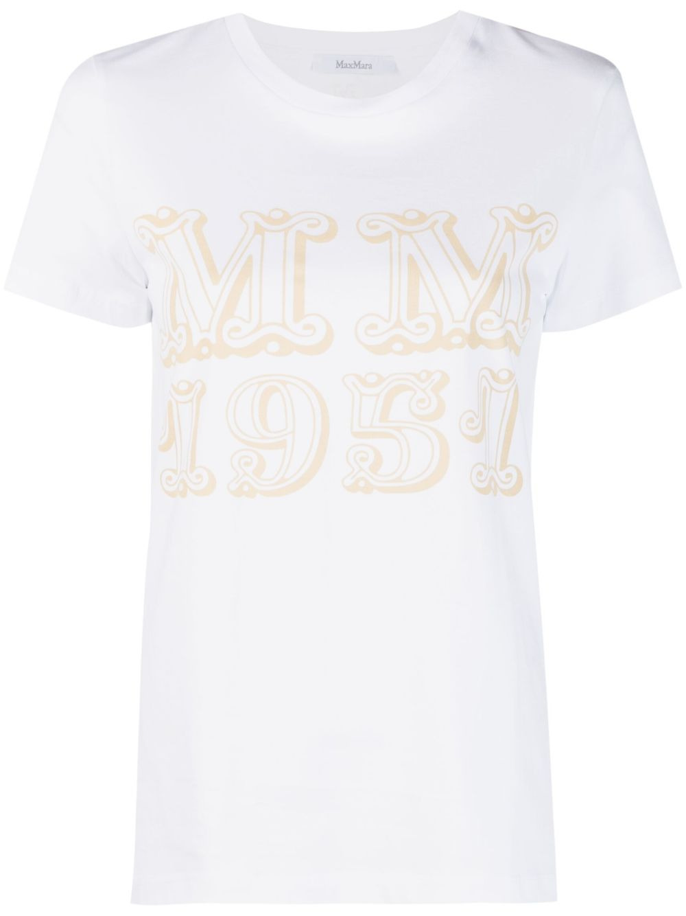 logo-print cotton T-shirt - 1