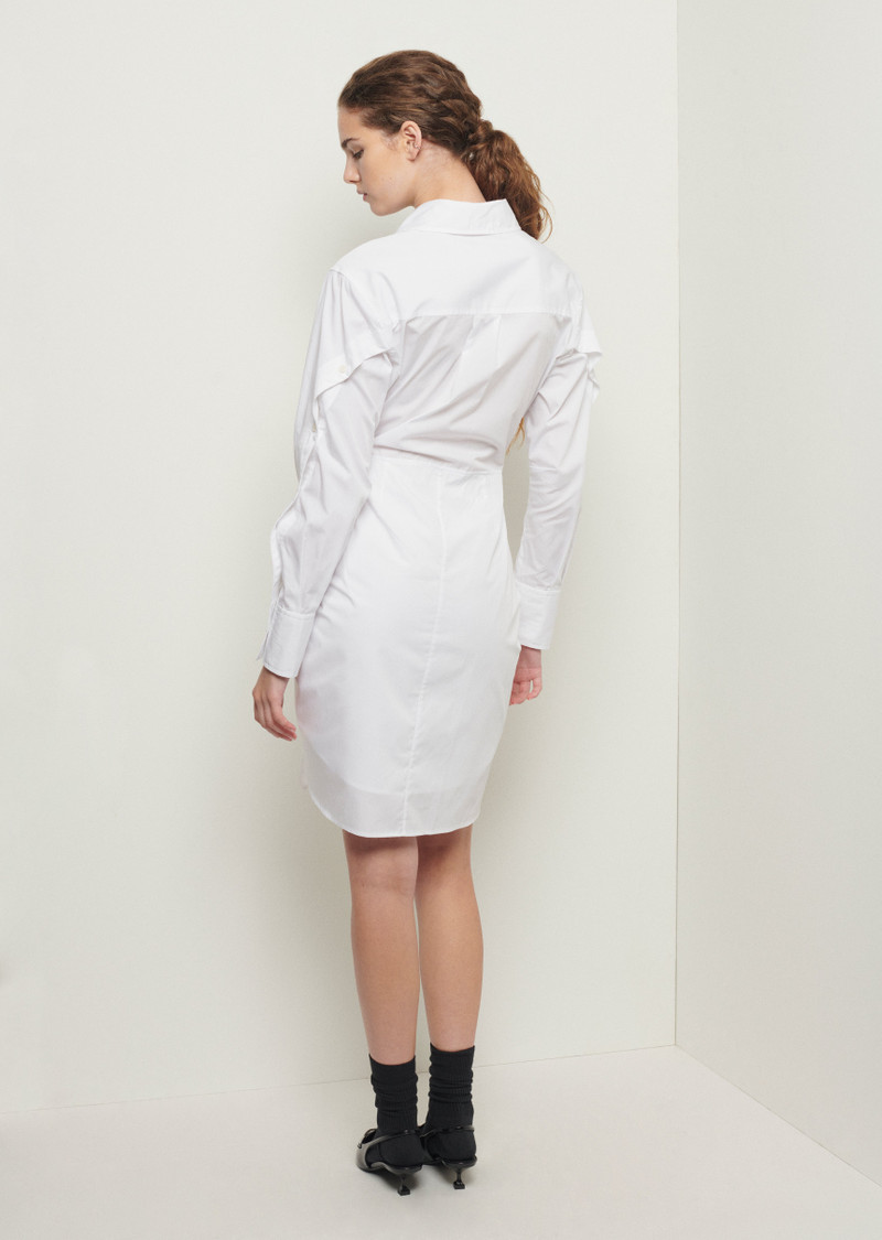 DEREK LAM 10 CROSBY CHARLOTTE TIE WAIST SHIRT DRESS outlook