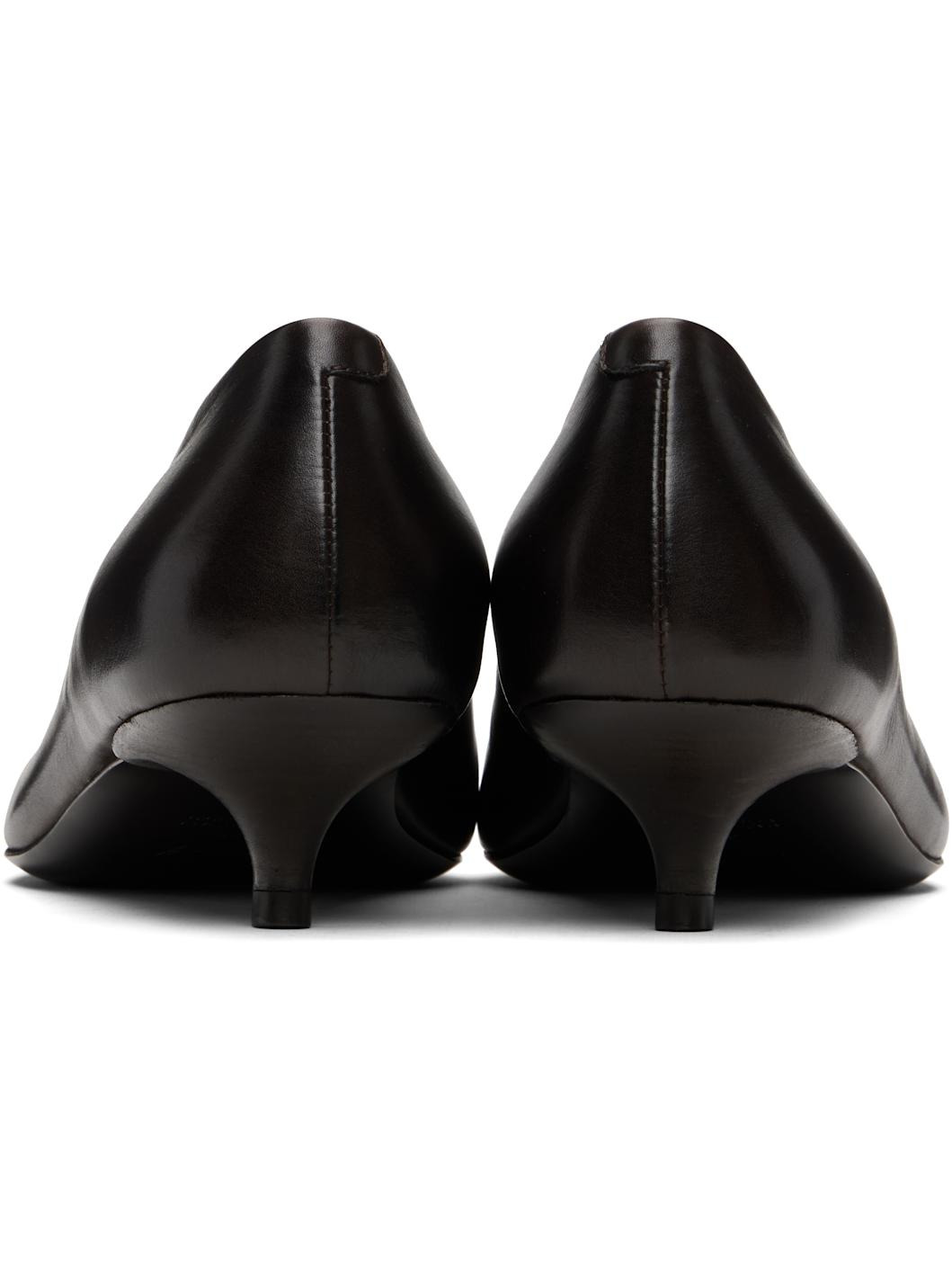 Brown Longiforma Heels - 2