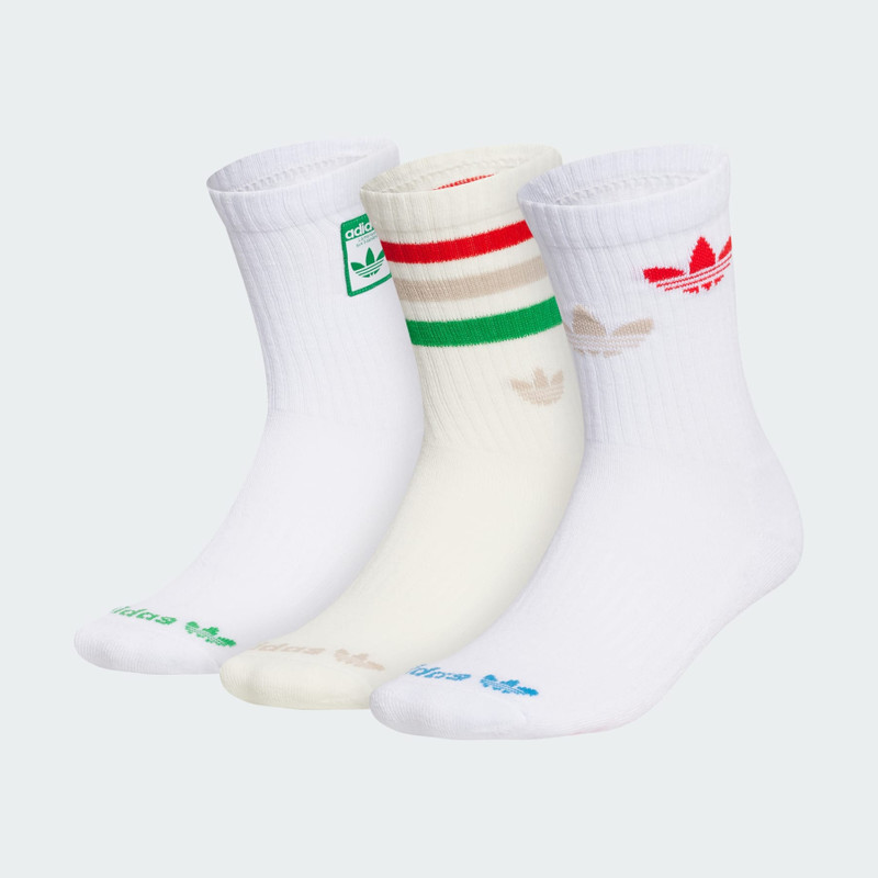 Monogram Crew Socks 3 Pairs 1