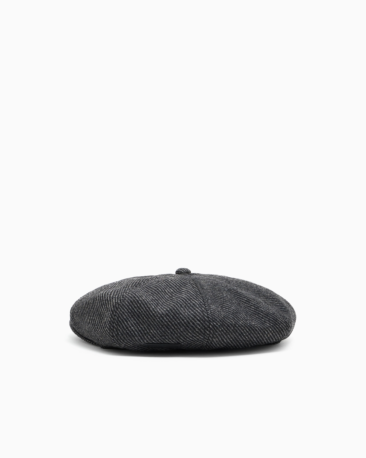 STRIPED MOTIF WOOL-BLEND BERET - 2