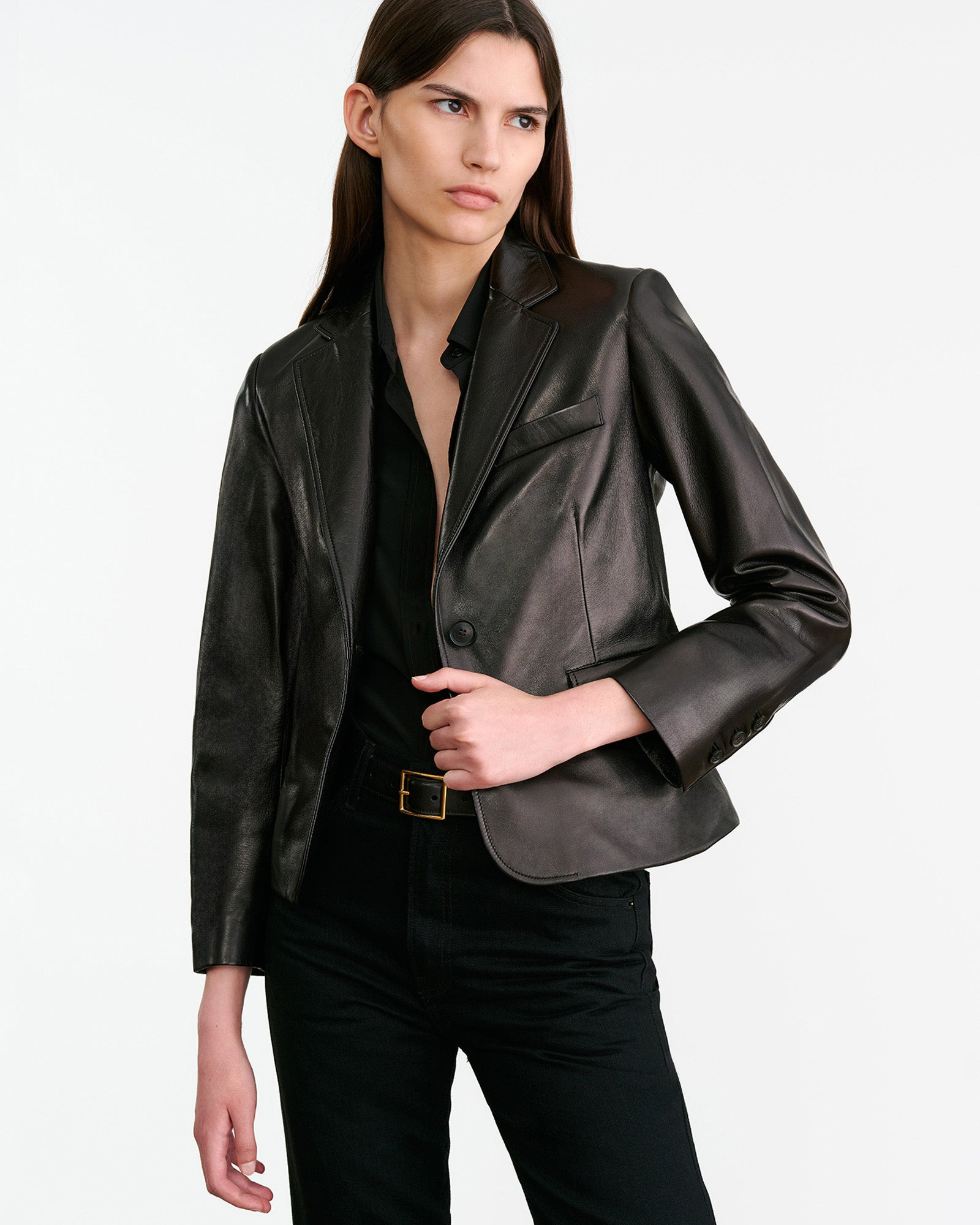 PASCALE LEATHER JACKET - 2