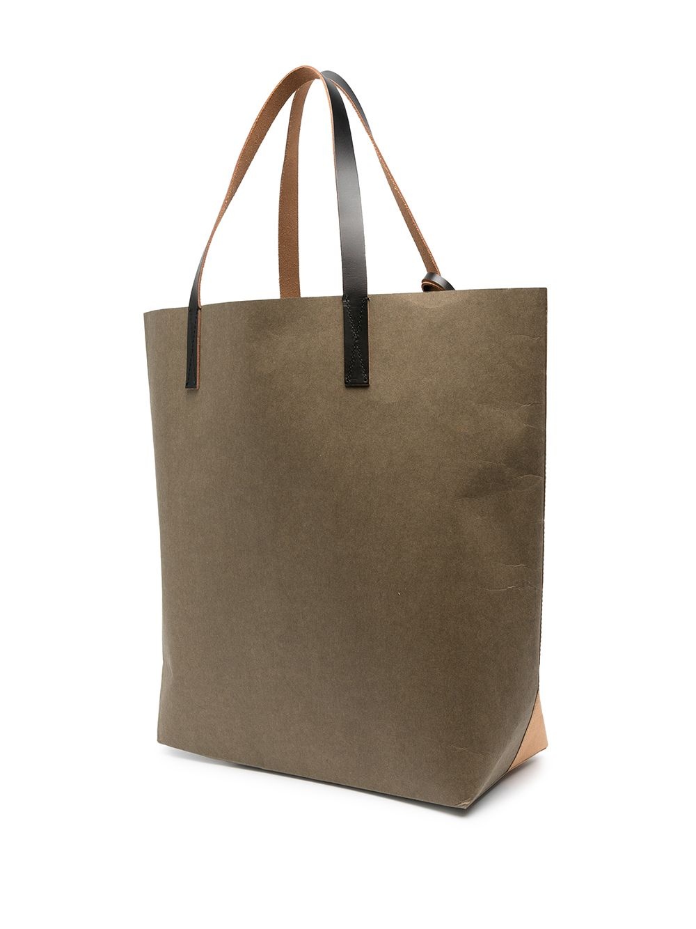 North-South two-tone tote bag - 3