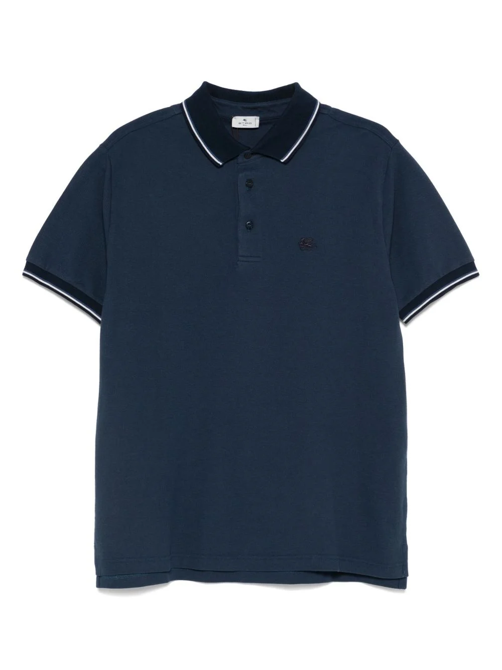 Pegaso-embroidered polo shirt - 1