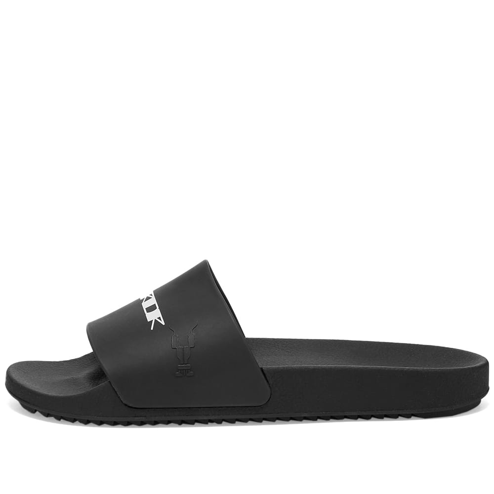 Rick Owens DRKSHDW Rubber Logo Slide - 2