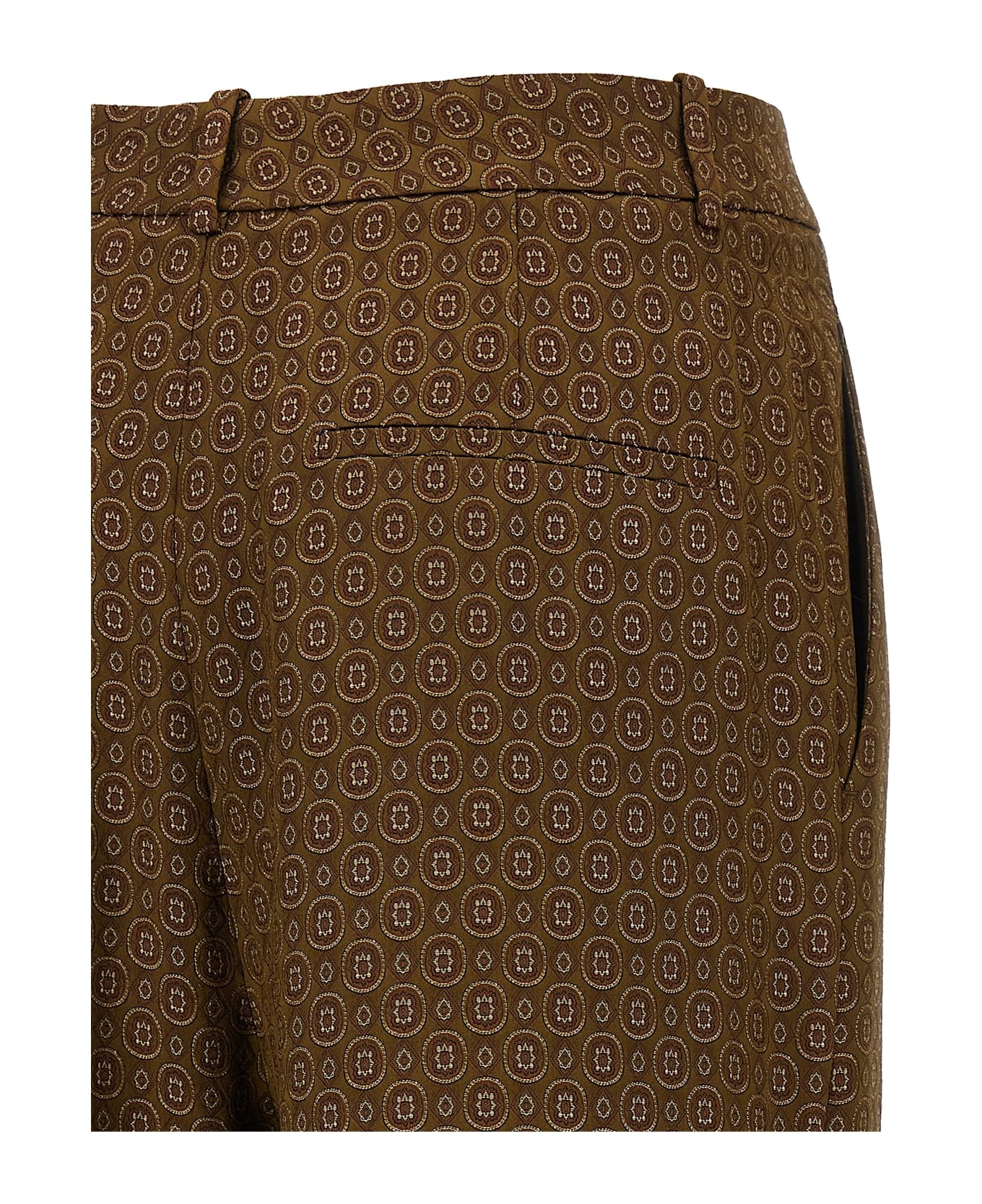'medaglioni' Twill Pants - 4