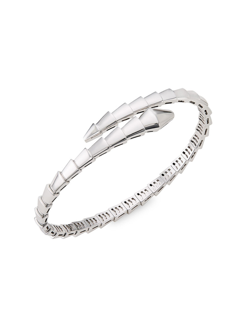 Women's Serpenti Viper 18K White Gold Wrap Bracelet - White Gold 1