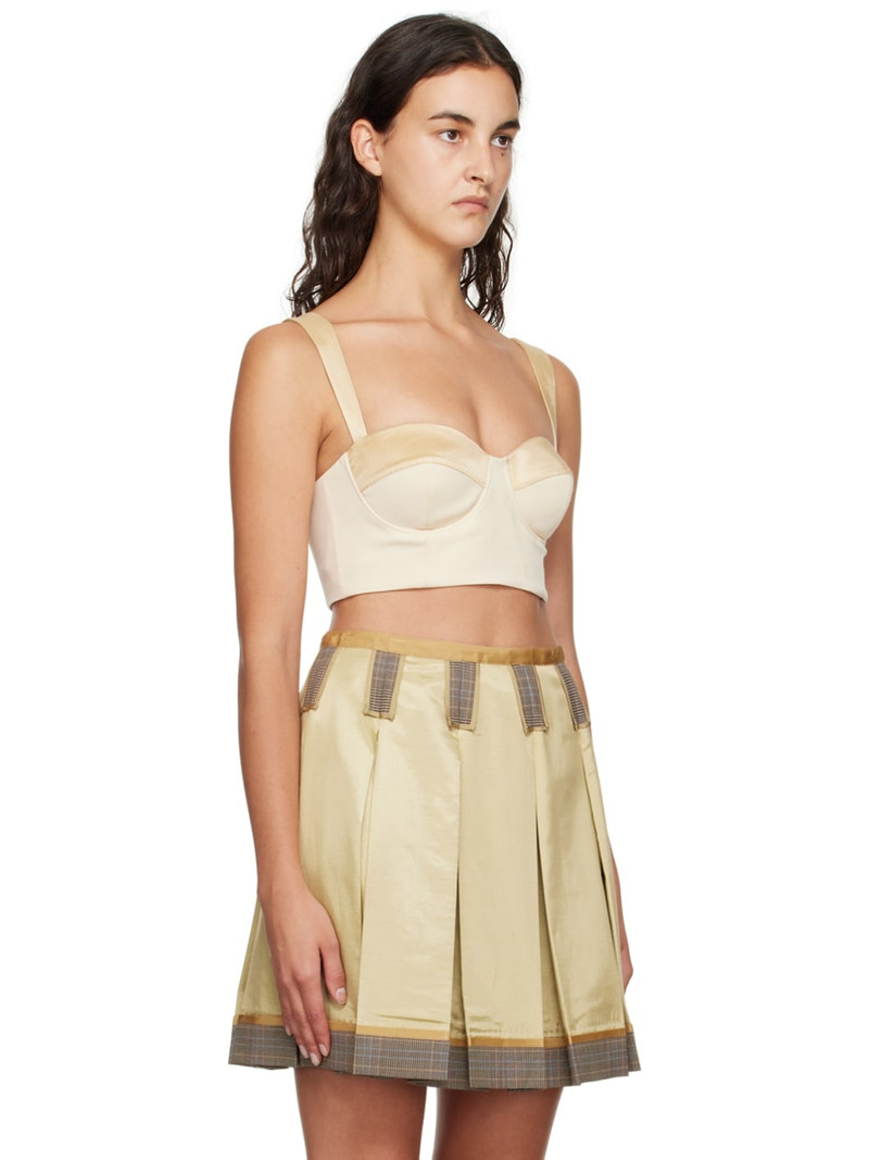 Beige Inside Out Tank Top 2