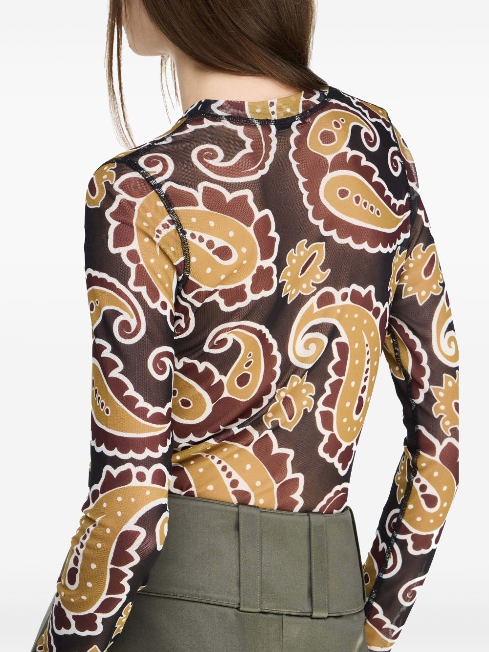paisley-print top - 5