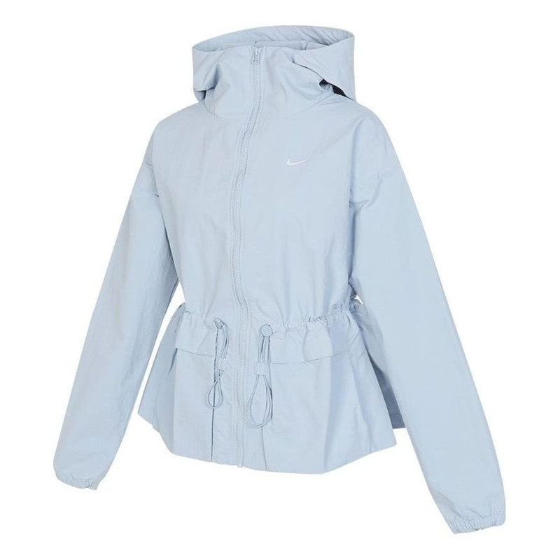 (WMNS) Nike Sportswear Everything Wovens Oversized Hooded Jacket 'Light Armoury Blue' FN3670-440 - 1