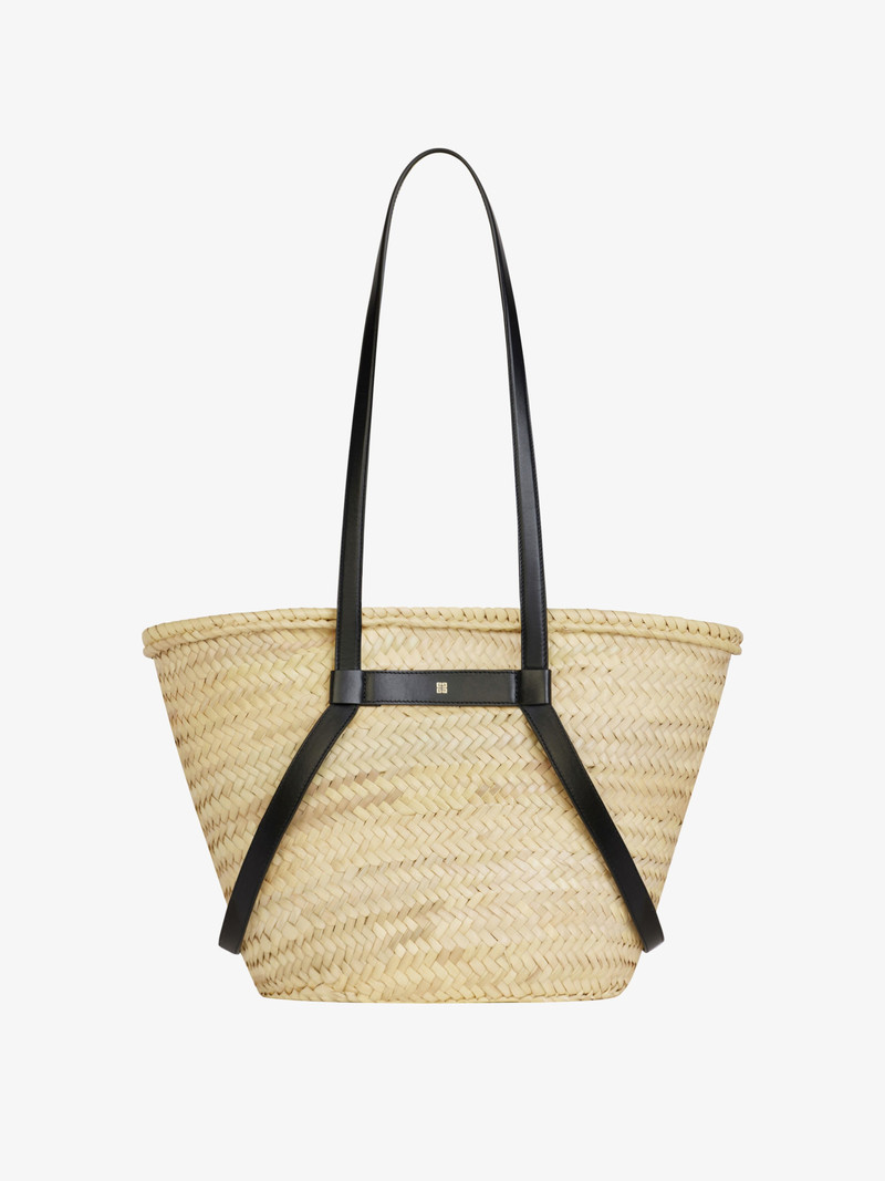 MEDIUM VOYOU BASKET BAG IN RAFFIA 4