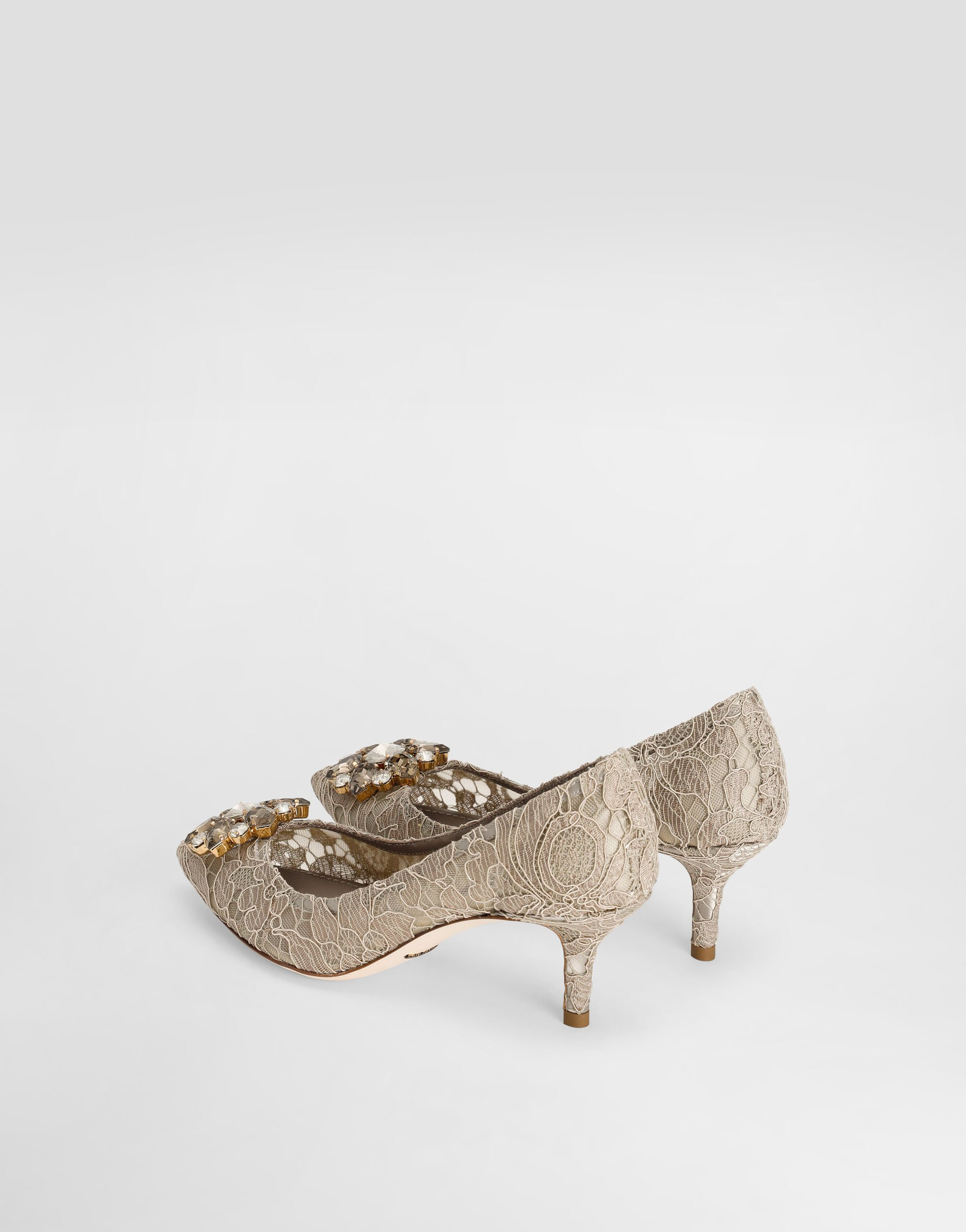 Pump in Taormina lace with crystals - 3