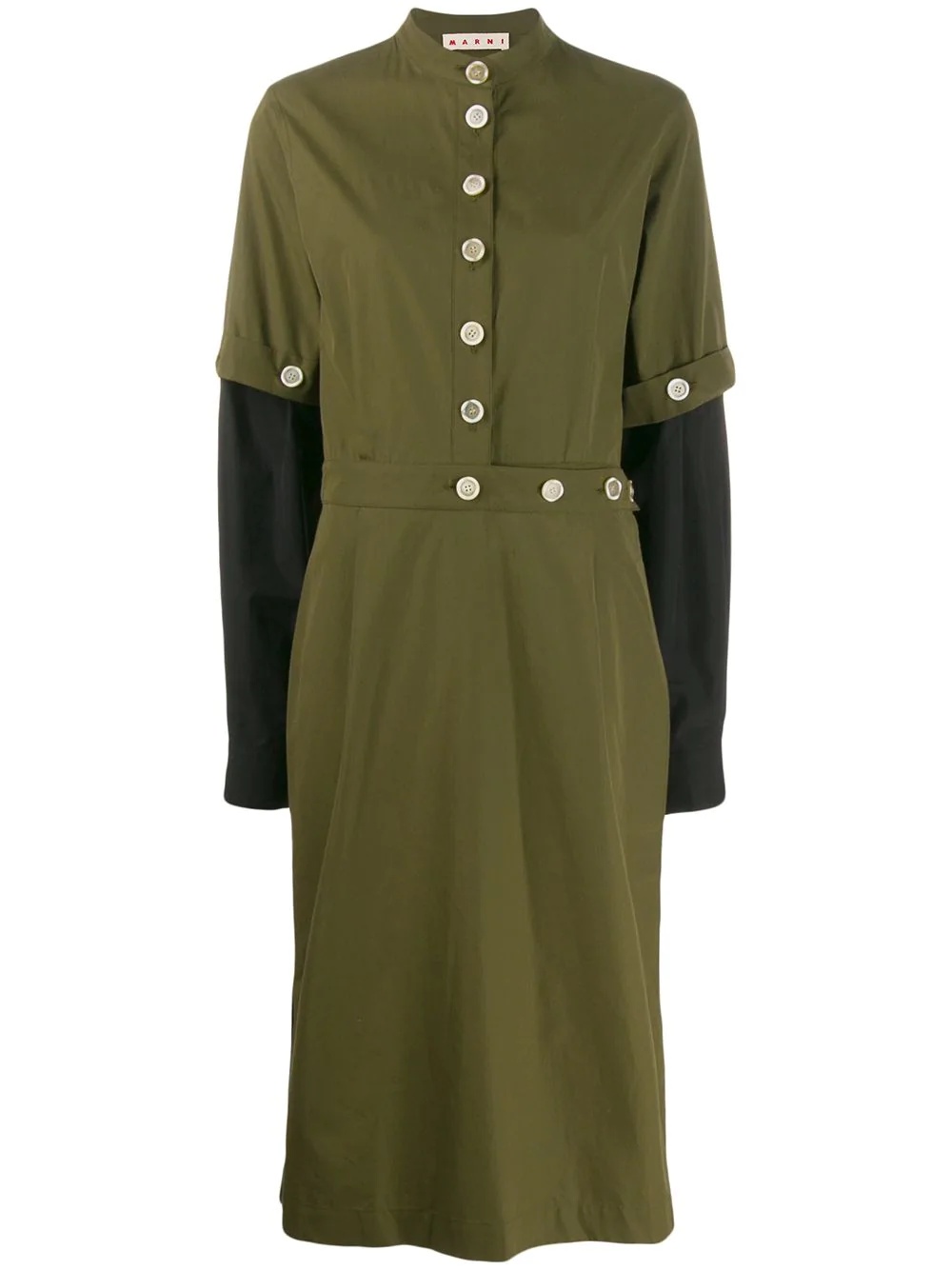 military midi dress - 1