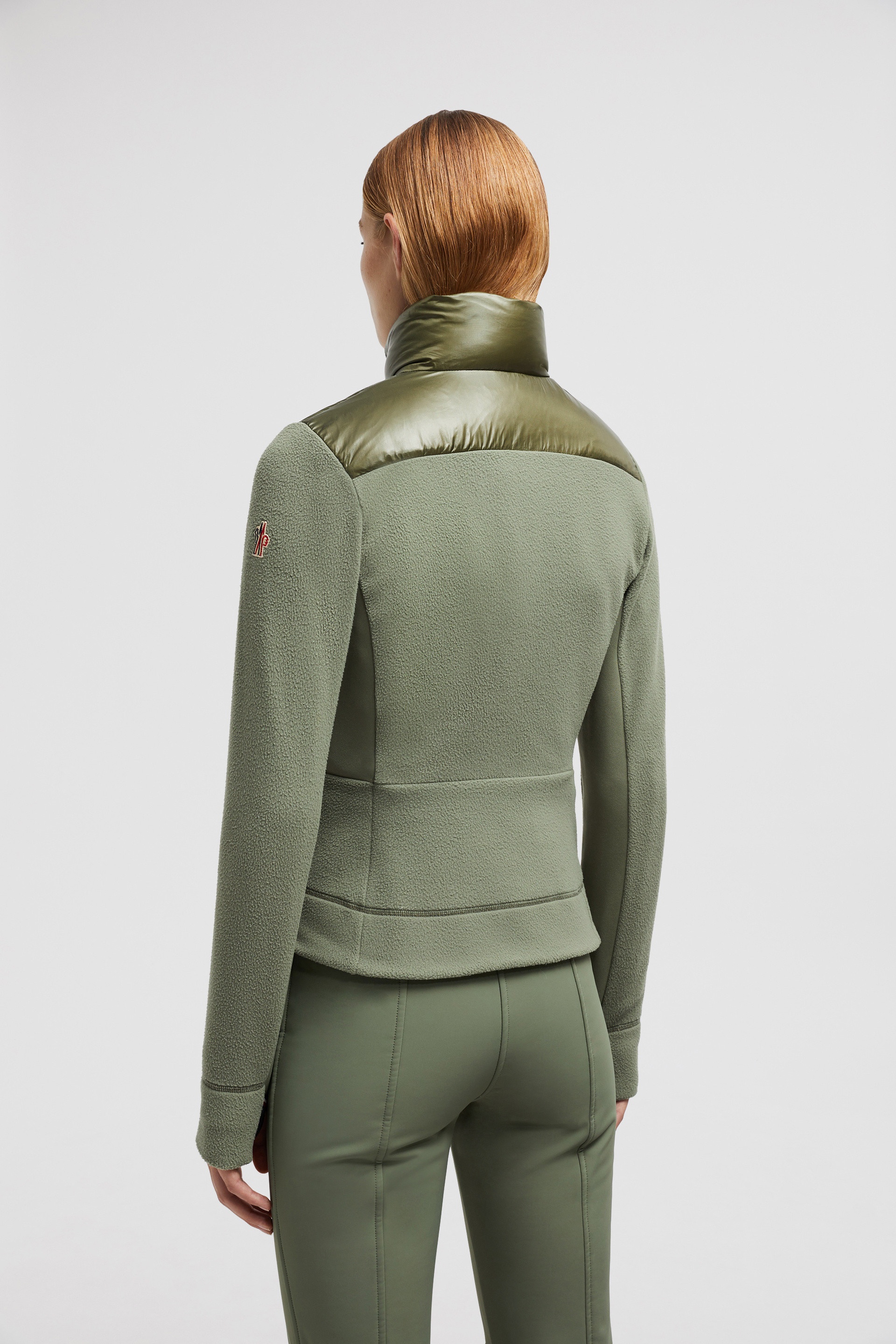 Padded Zip-Up Sweatshirt - 5
