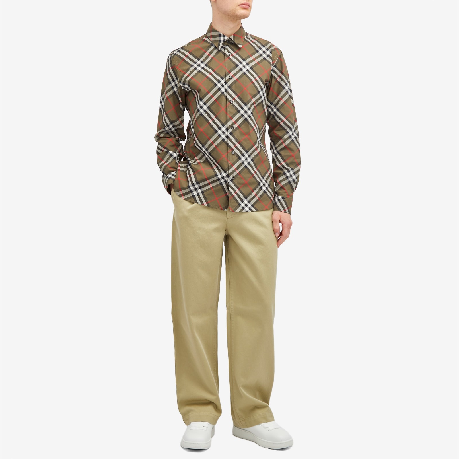 Burberry Long Sleeve Check Shirt - 4