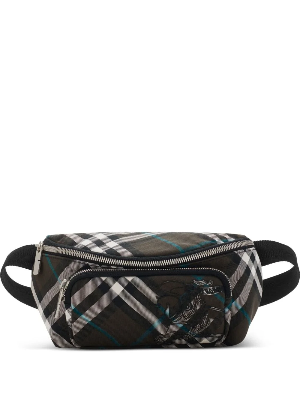 small check pattern belt bag - 1