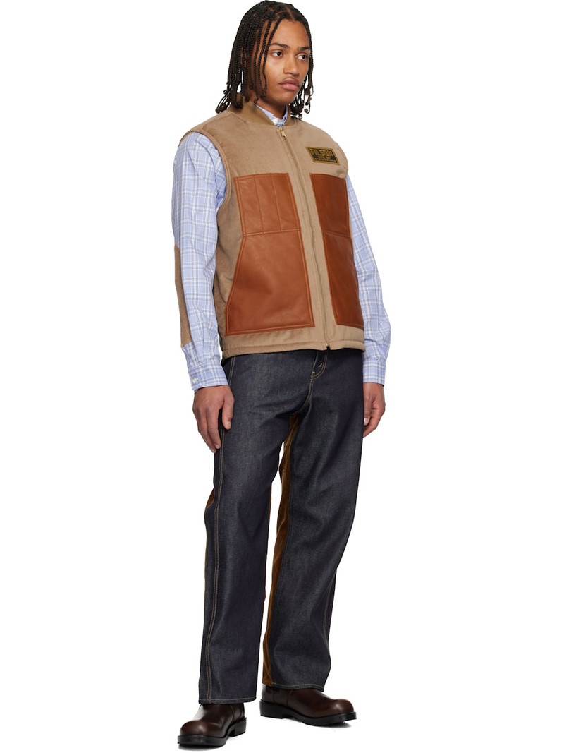 Junya Watanabe MAN Blue & Brown Levi's Edition Paneled Jeans outlook