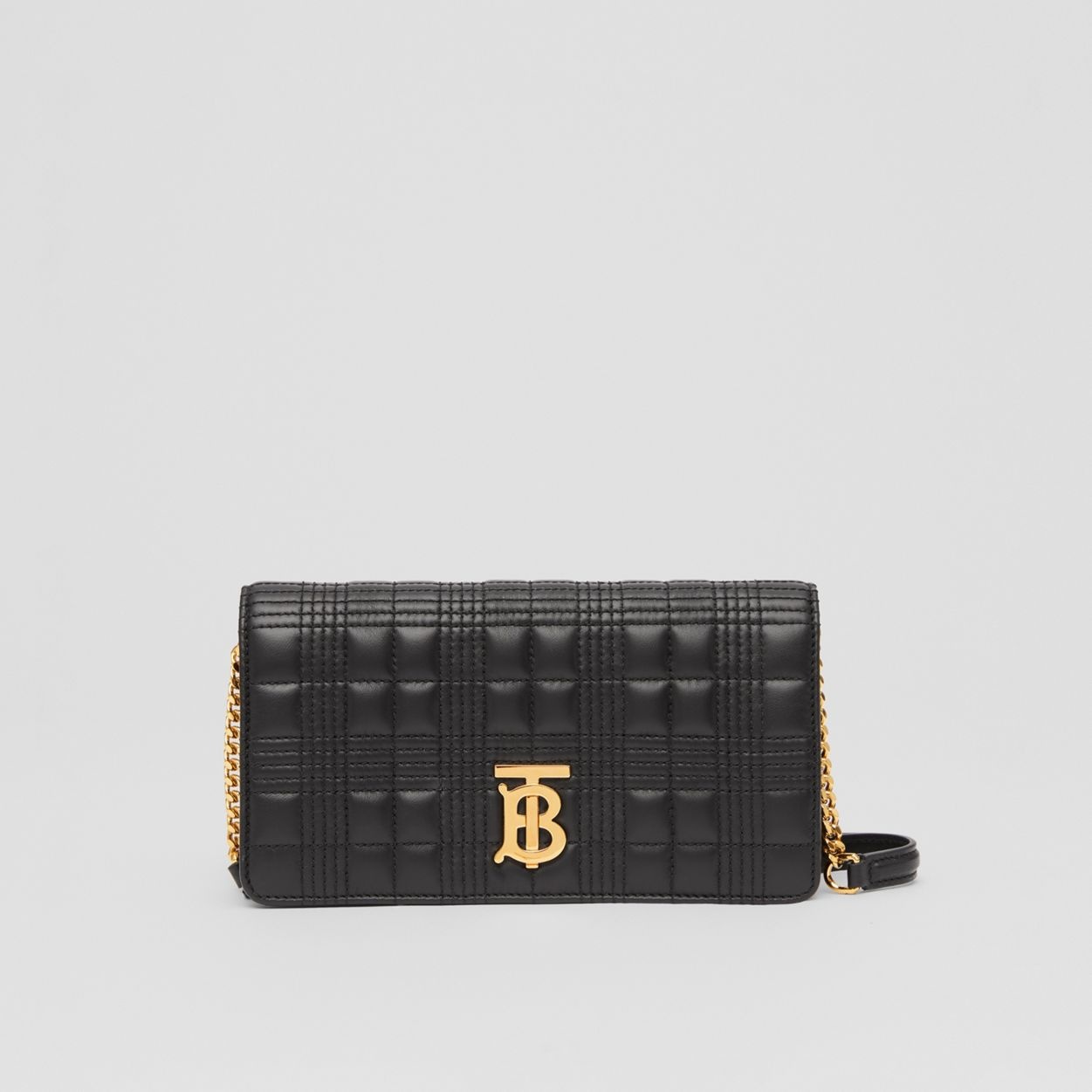 Quilted Lambskin Lola Wallet with Detachable Strap - 1