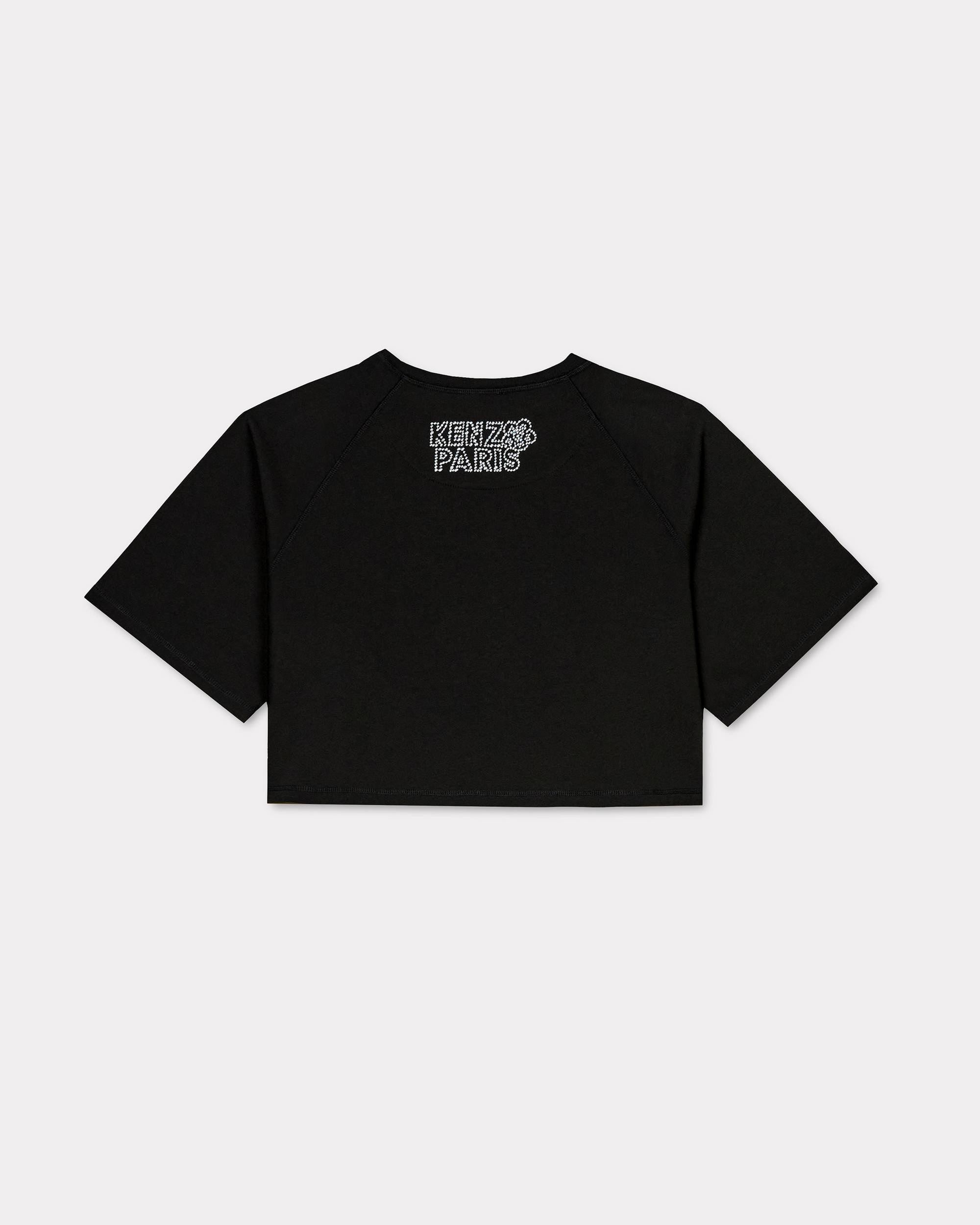 'KENZO Constellation' embroidered cropped T-shirt - 2