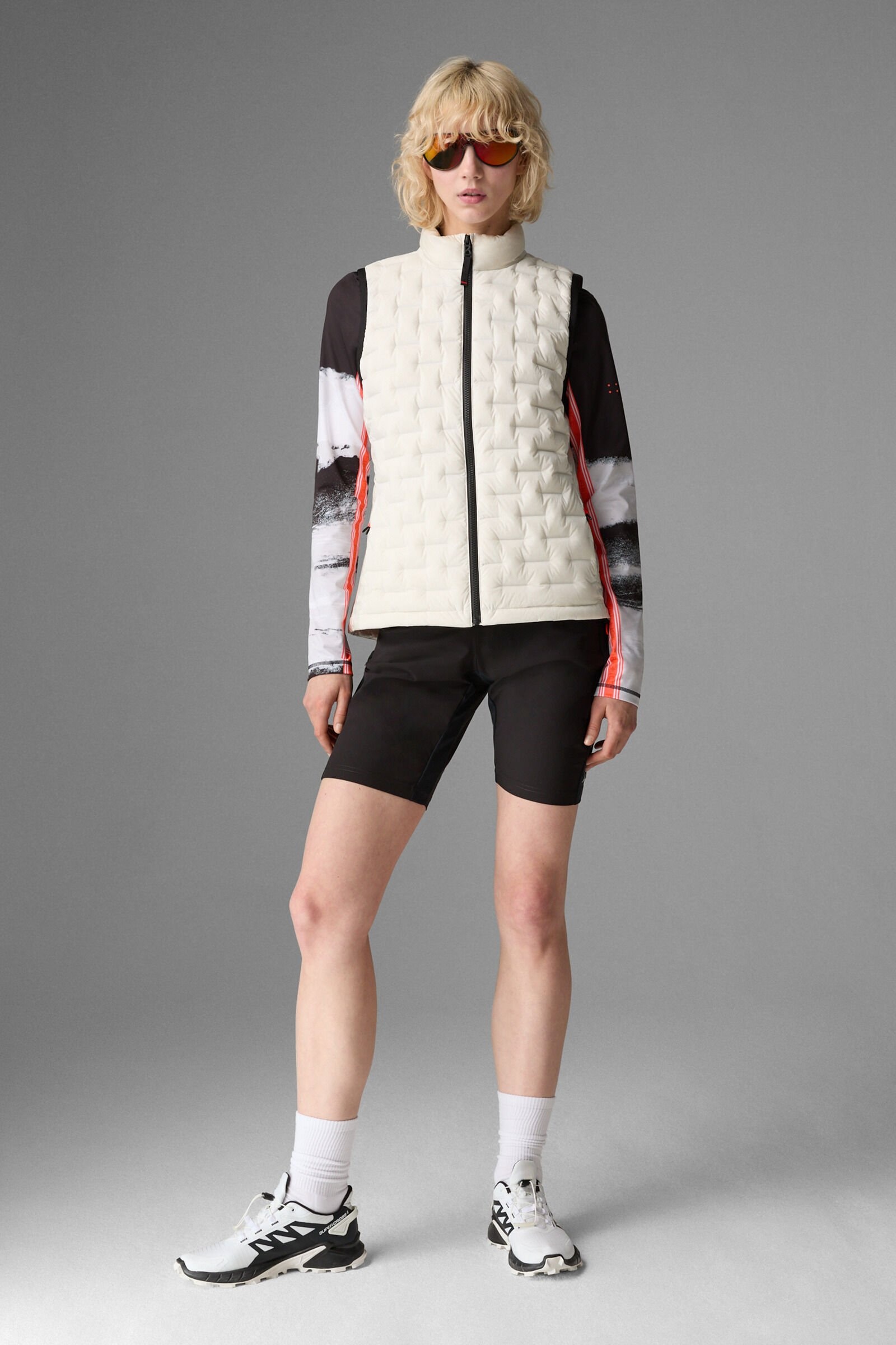 Fenja Lightweight down vest in Off-white - 4