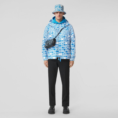 Burberry Slogan Print Nylon Hooded Jacket – Exclusive Capsule Collection outlook