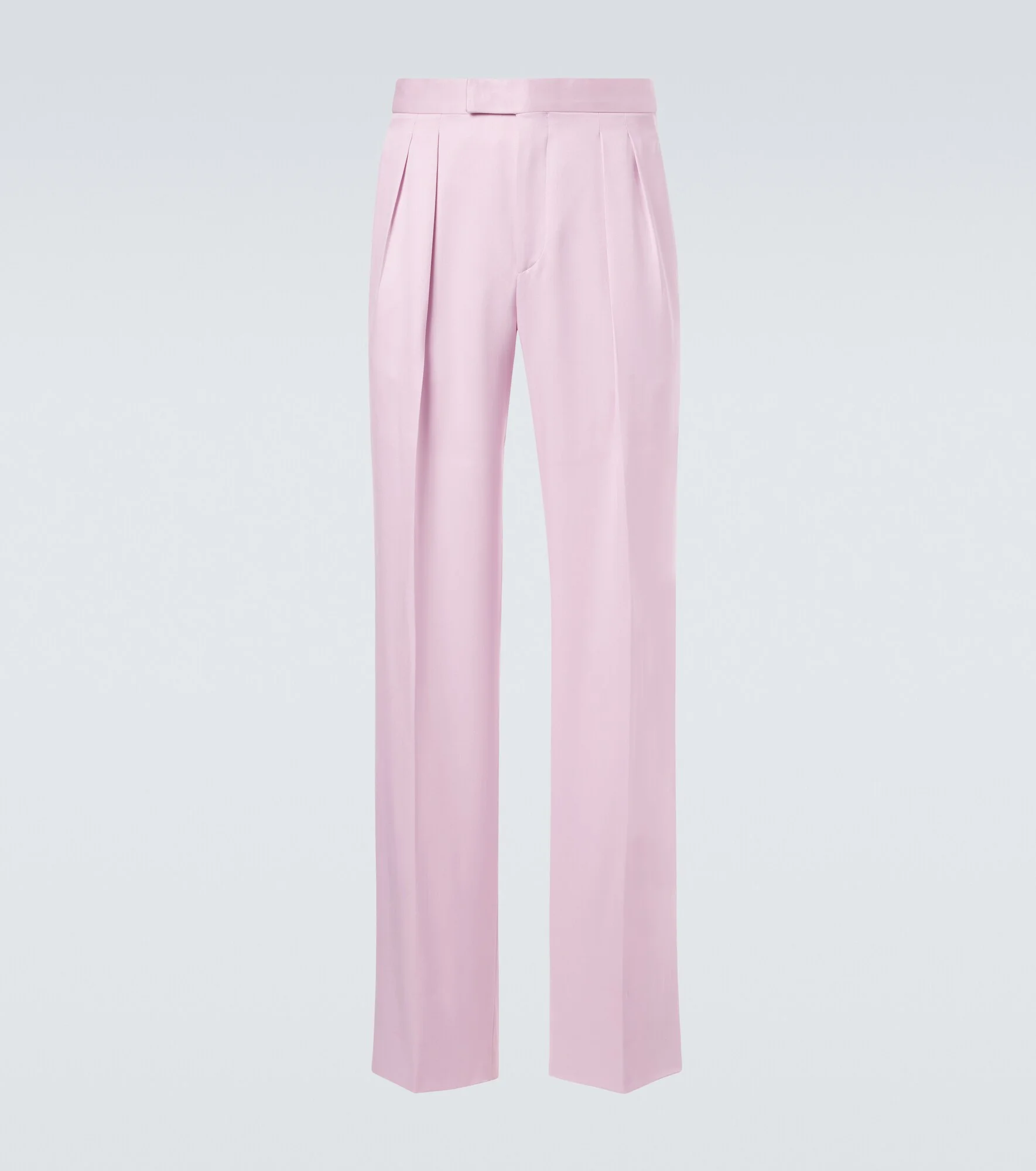 Silk gabardine suit pants - 1