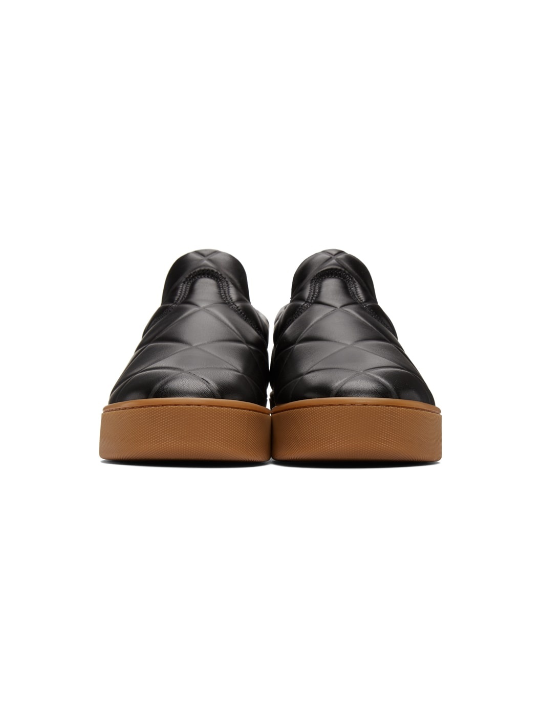 Brown 'The Quilt' Sneakers - 2