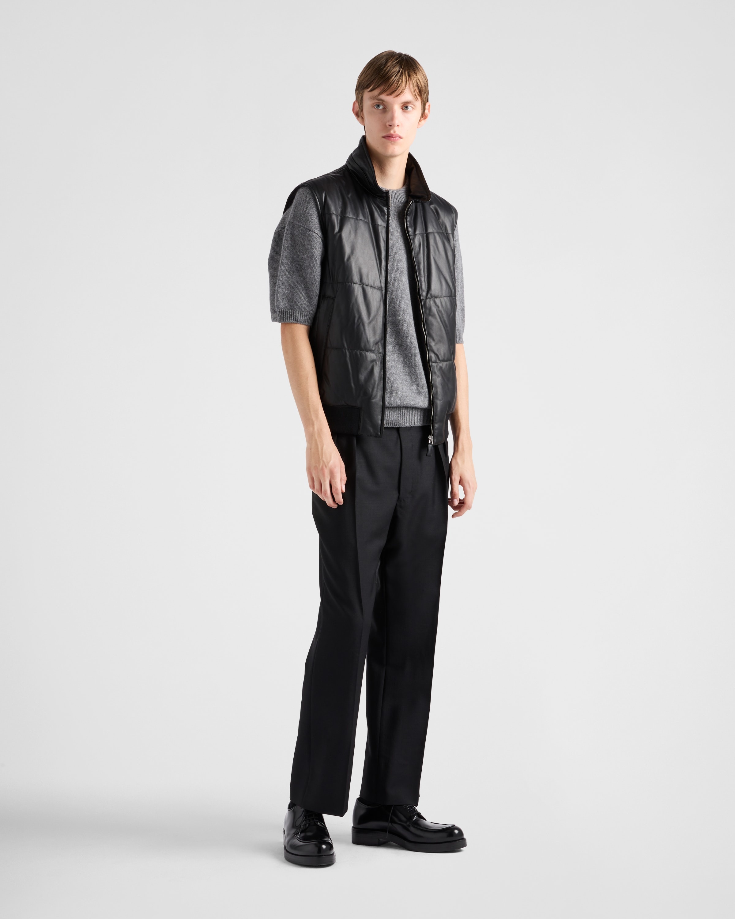 Nappa leather waistcoat - 2
