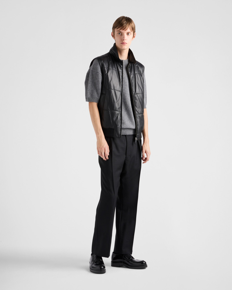 Prada Nappa leather waistcoat outlook