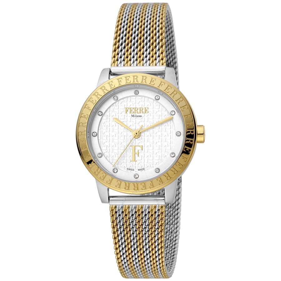 Ferre Milano - Ferre Milano Classic Quartz White Dial Ladies Watch FM1L174M0071 - 1