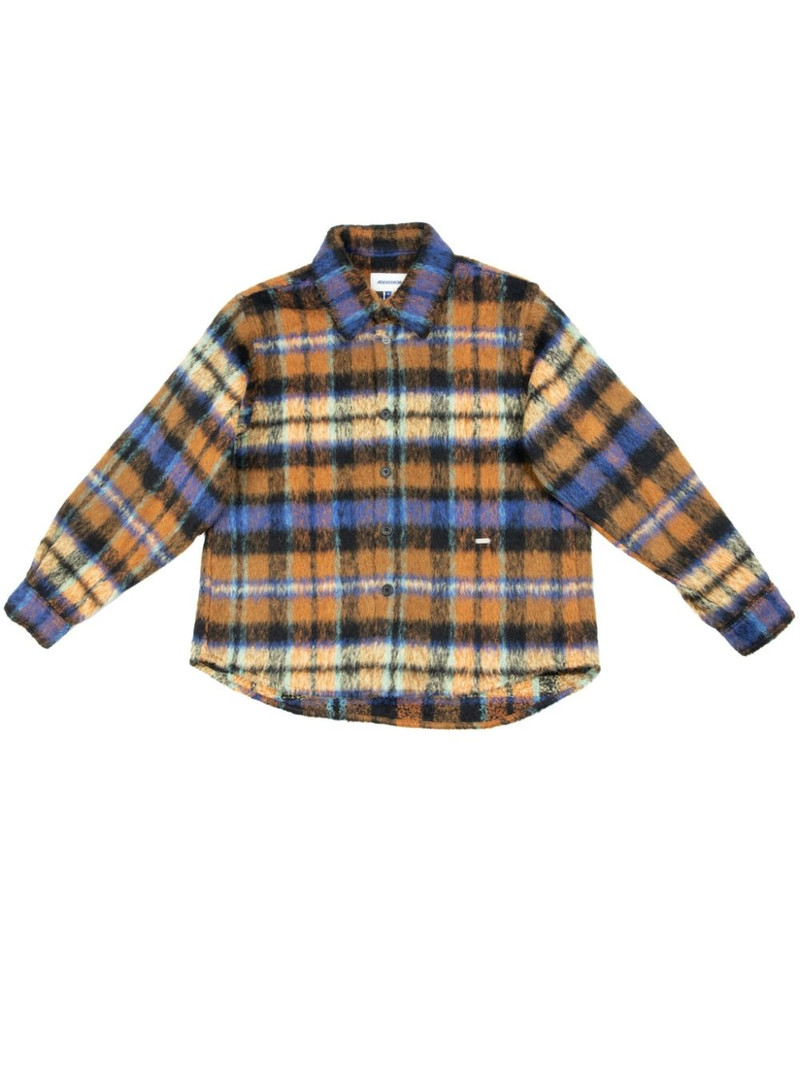 check-pattern shirt 1