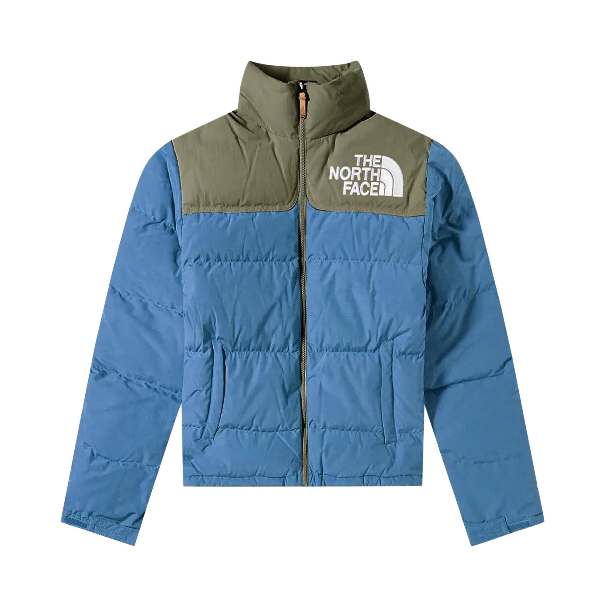 The North Face 92 Low-Fi Hi-Tek Nuptse Jacket 'Shady Blue/New Taupe Green' - 1