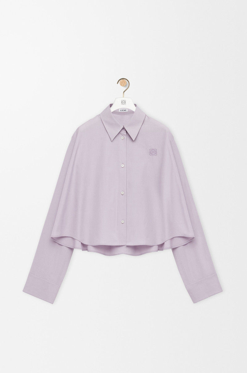 Trapeze shirt in cotton 1